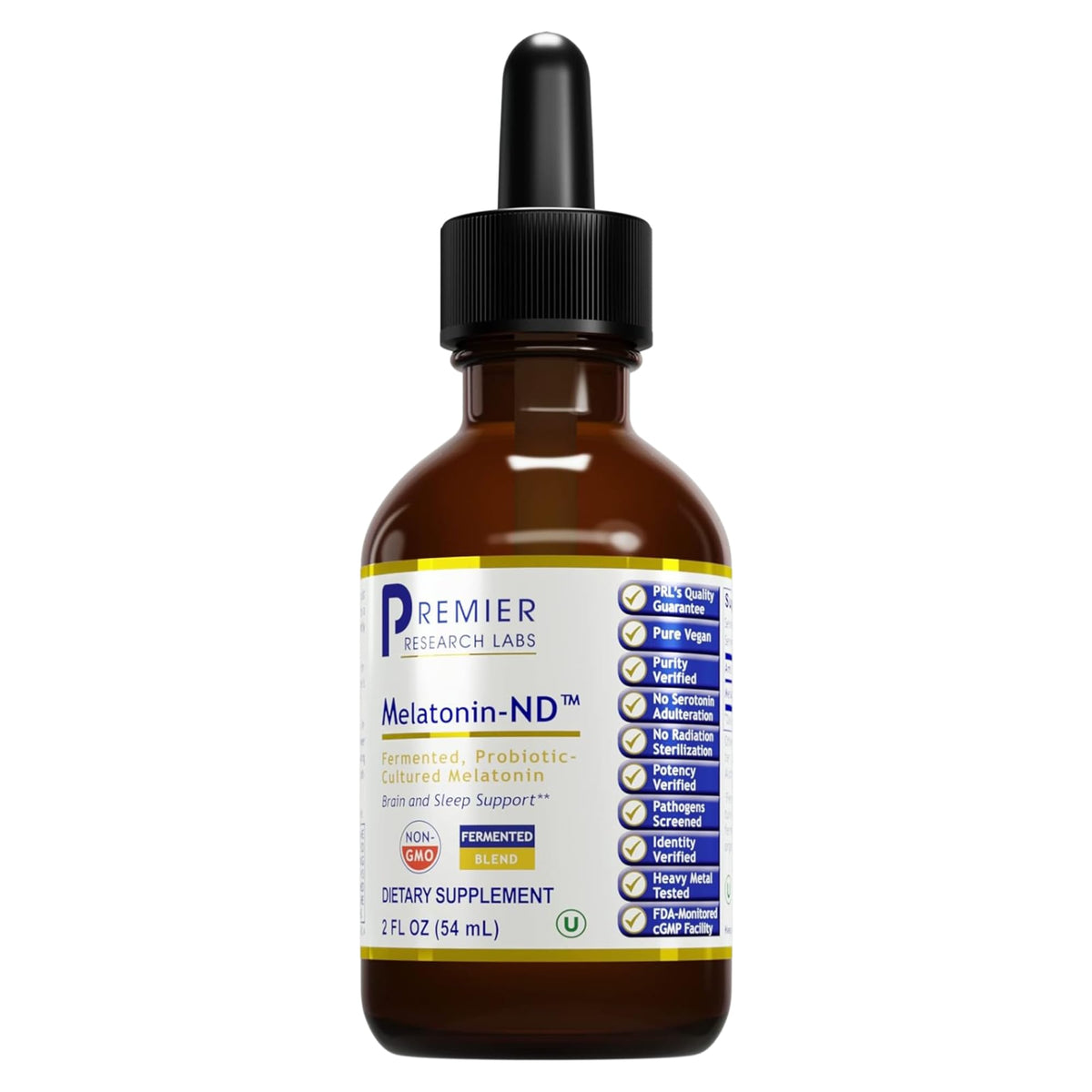 Premier Research Labs Melatonine Liquide 54 Servings bouteille avant