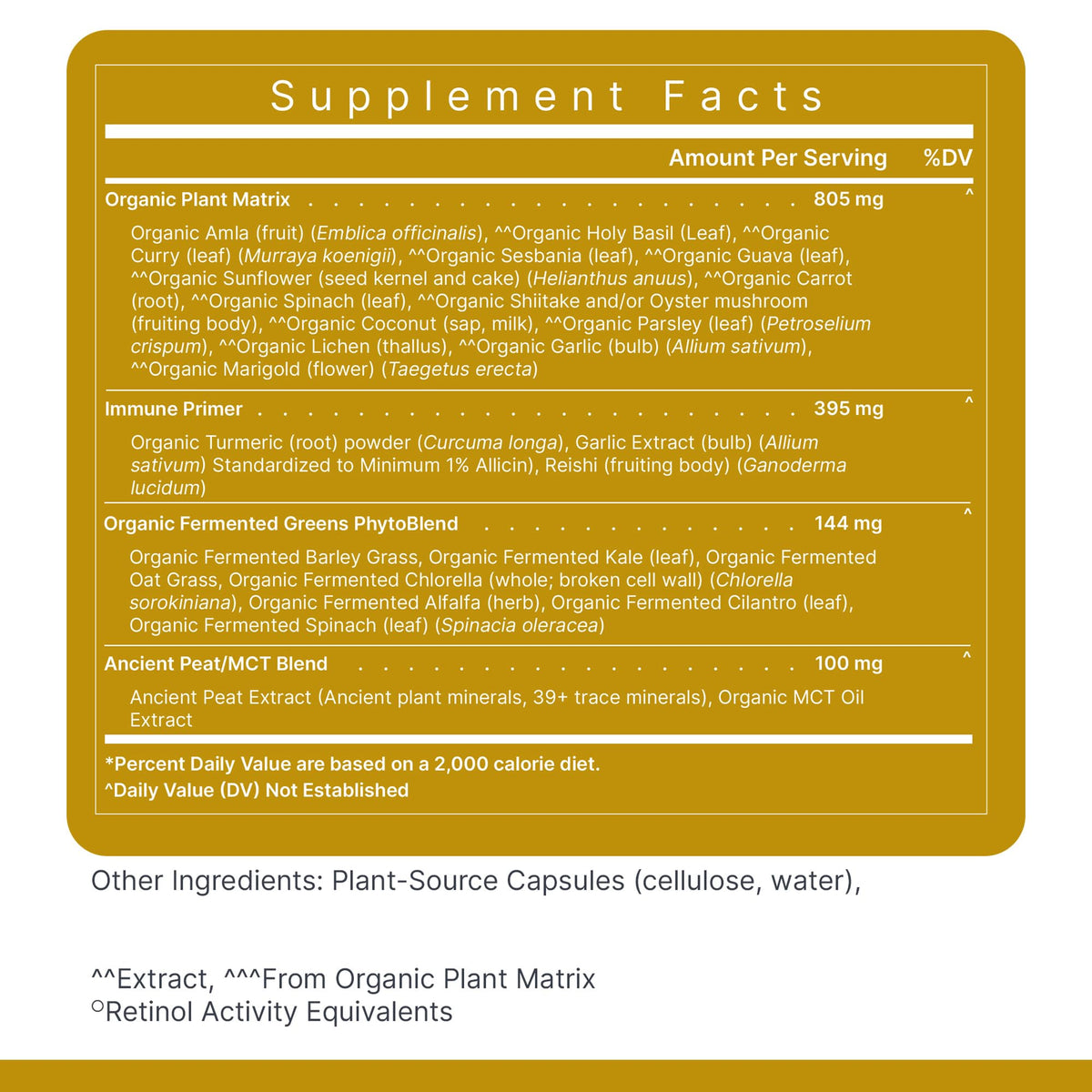 Premier Research Labs Multivitamines Végétales 120 Capsules avec d'autres compléments
