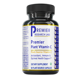 Premier Research Labs Vitamine C 60 capsules végétariennes vue de face