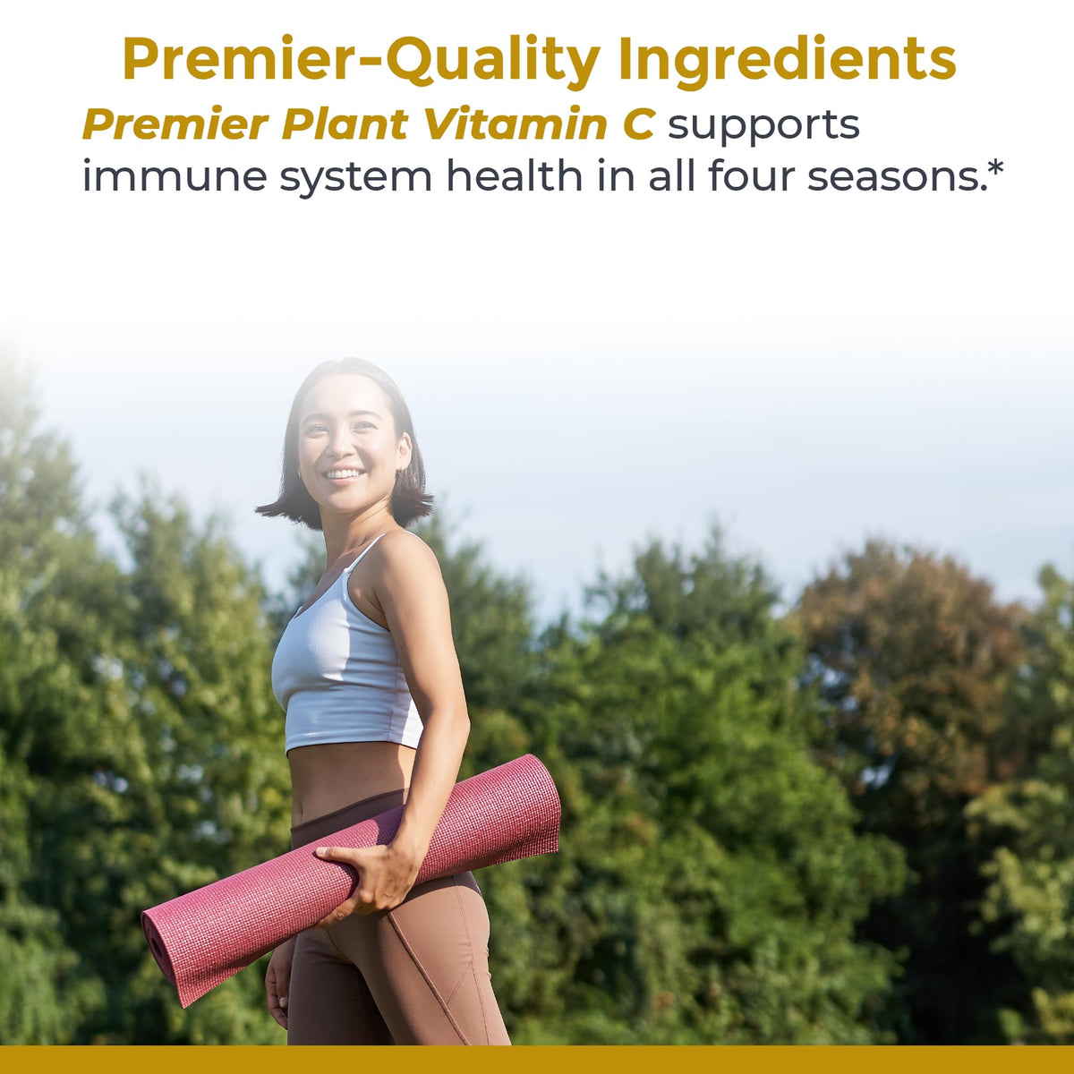 Premier Research Labs Vitamine C capsules végétariennes ouvertes
