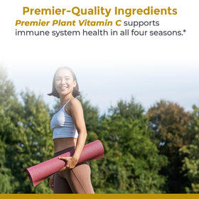 Premier Research Labs Vitamine C capsules végétariennes ouvertes