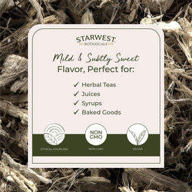 Préparation d'une infusion avec racine de guimauve bio