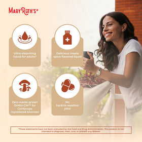 Préparation de café aux champignons avec MARYRUTH'S Complément Cordyceps