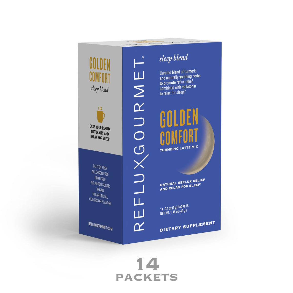 Préparation de latte au curcuma avec Golden Comfort