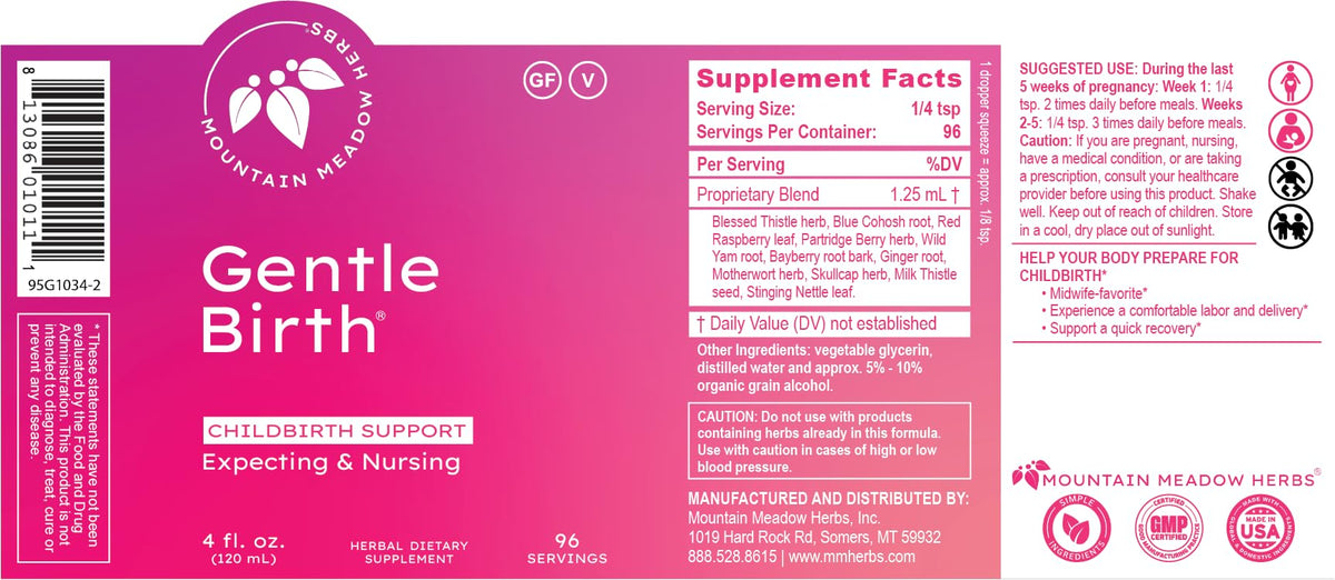 Préparation Douce à la Naissance 120ml avec une cuillère doseuse