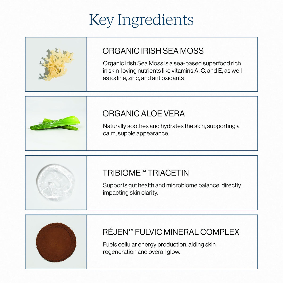 Présentation de CYMBIOTIKA Irish Sea Moss avec aloe vera
