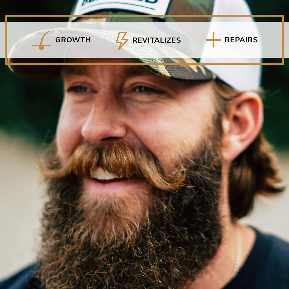 Présentation des capsules de Live Bearded avec ingrédients