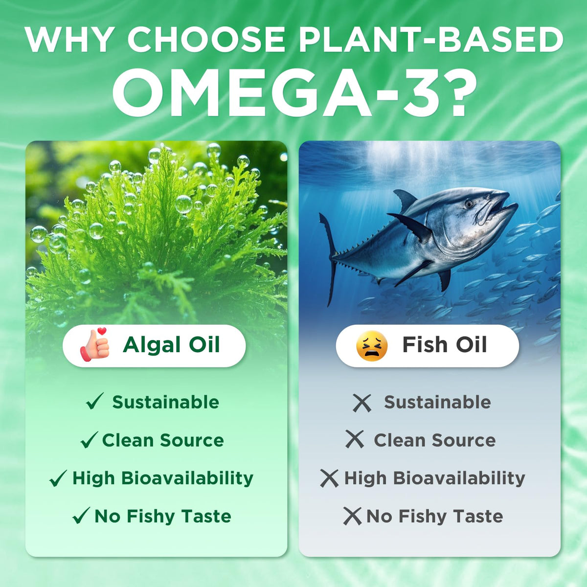 Présentation des gummies Omega-3 MEENCCD avec des ingrédients naturels