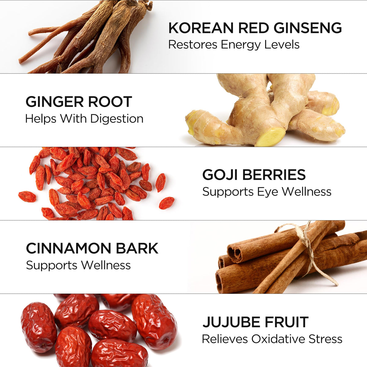 Présentation des sachets de ginseng rouge JUNG KWAN JANG