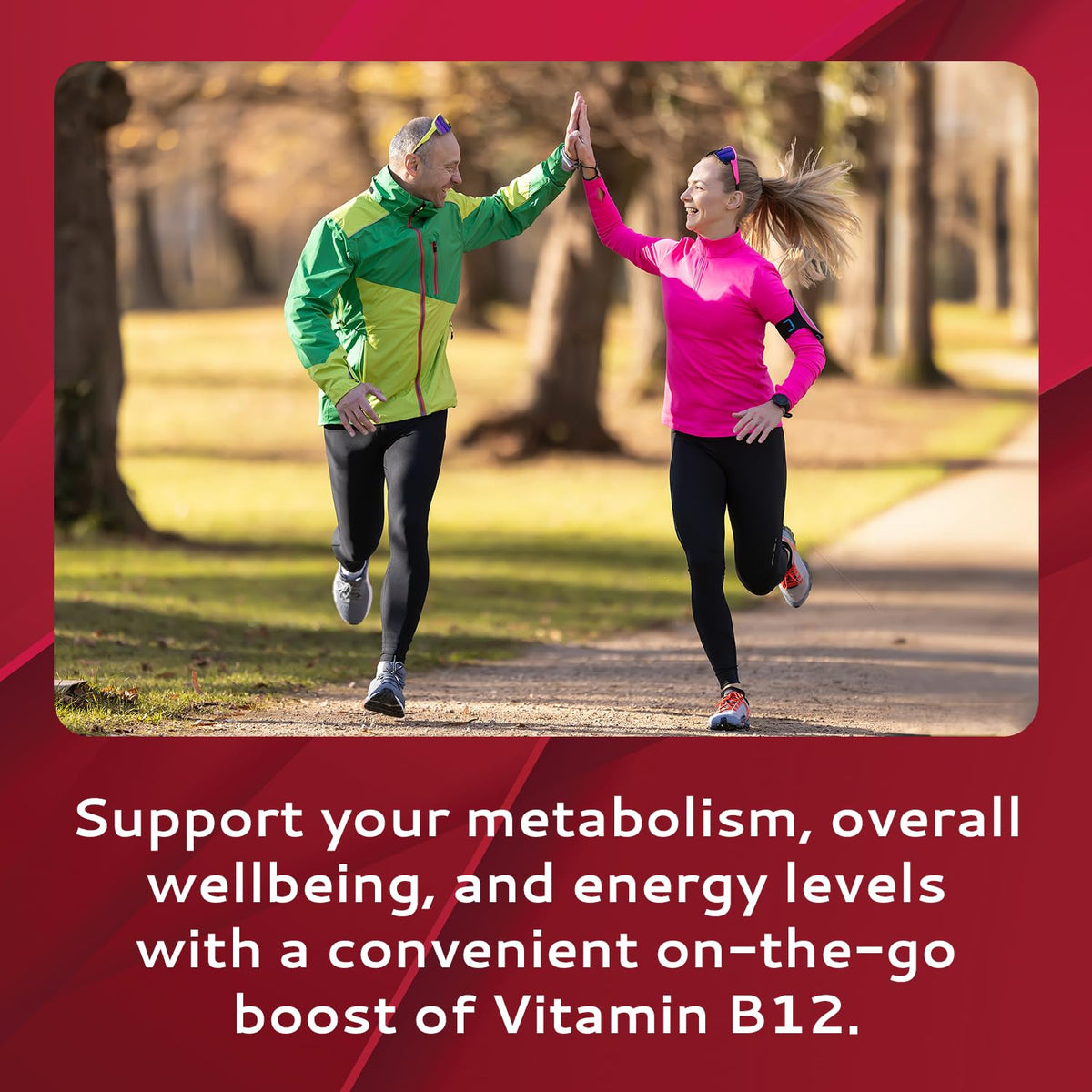 Présentation des strips de vitamine B12 CALMOUR avec dosage de 1500 mcg