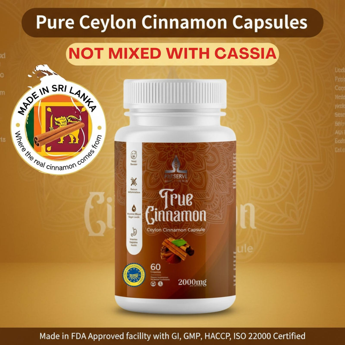 PRESERVE Capsules de Cannelle de Ceylan, présentation sur une table