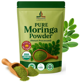 PRESERVE Poudre de Moringa Pure 113g vue avant avec emballage