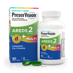 PreserVision AREDS 2 80 gélules, vue avant du produit