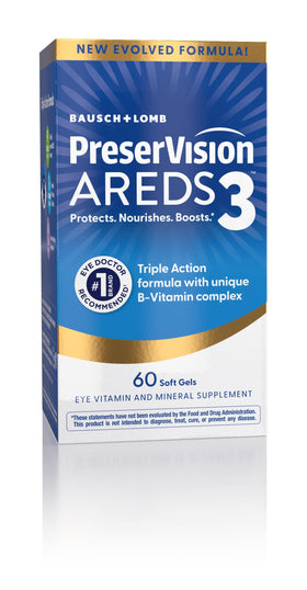 PreserVision AREDS3 60 gélules devant emballage