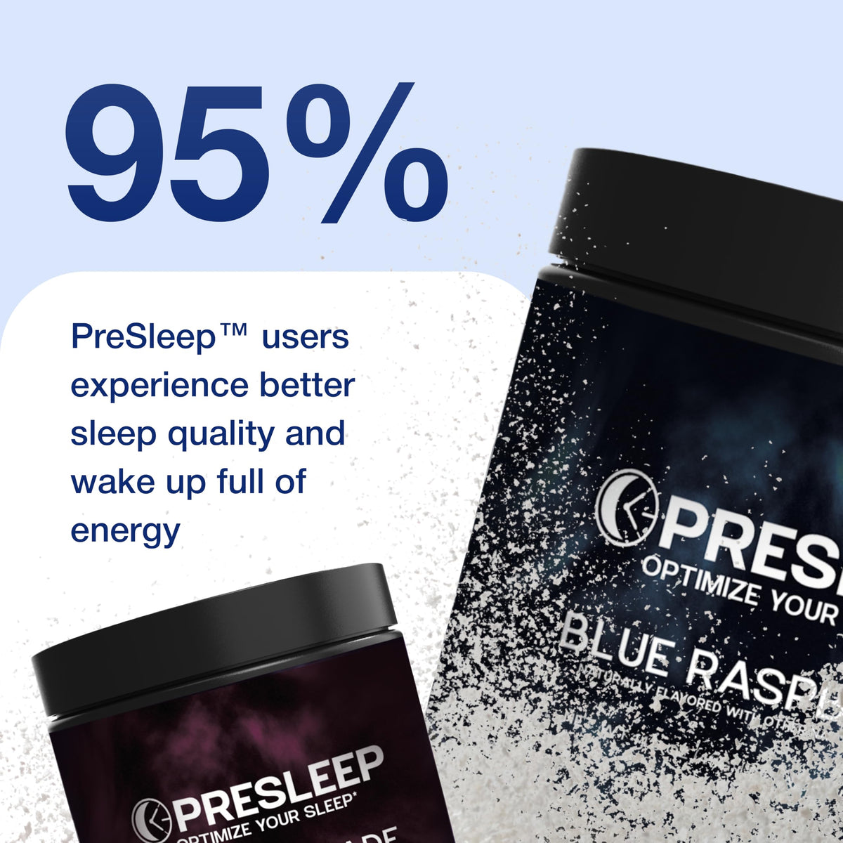PreSleep Poudre Naturelle pour le Sommeil - vue arrière du produit