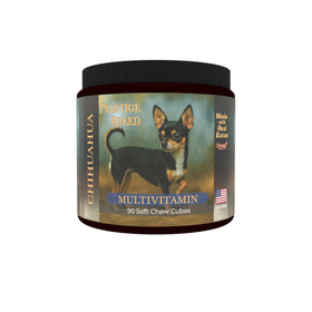 Prestige Breed Multivitamines pour Chihuahua 90 comprimés en boîte