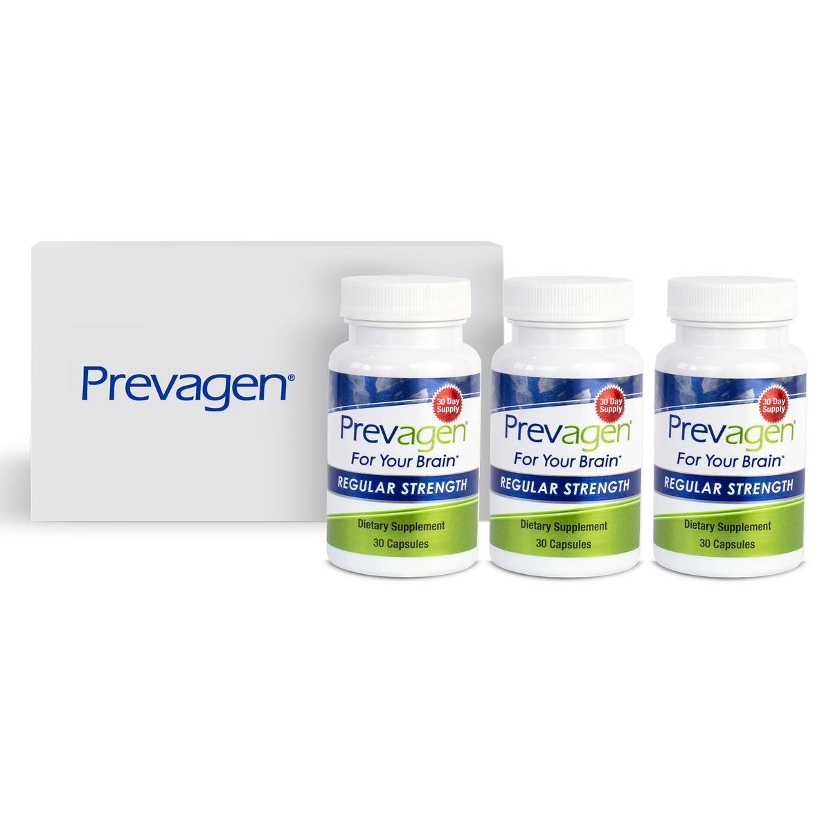 Prevagen boîte attrayante contenant 30 capsules