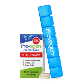 Prevagen boîte de 30 capsules avec pilulier 7 jours