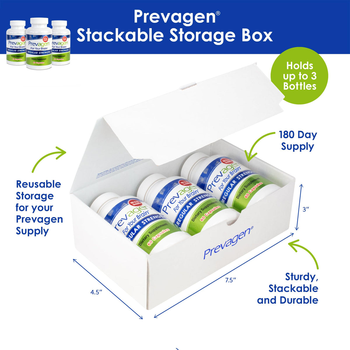 Prevagen Capsules - Vue de face avec détail