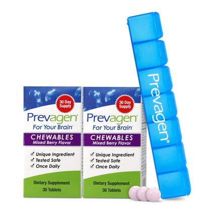 Prevagen Complément Alimentaire 2-Pack vue avant avec tablette à croquer