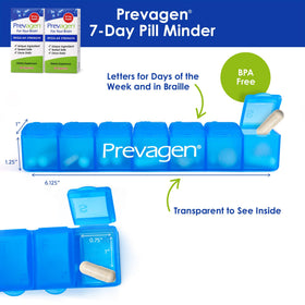 Prevagen Complément Alimentaire Cérébral 60 Capsules avec pilulier 7 jours