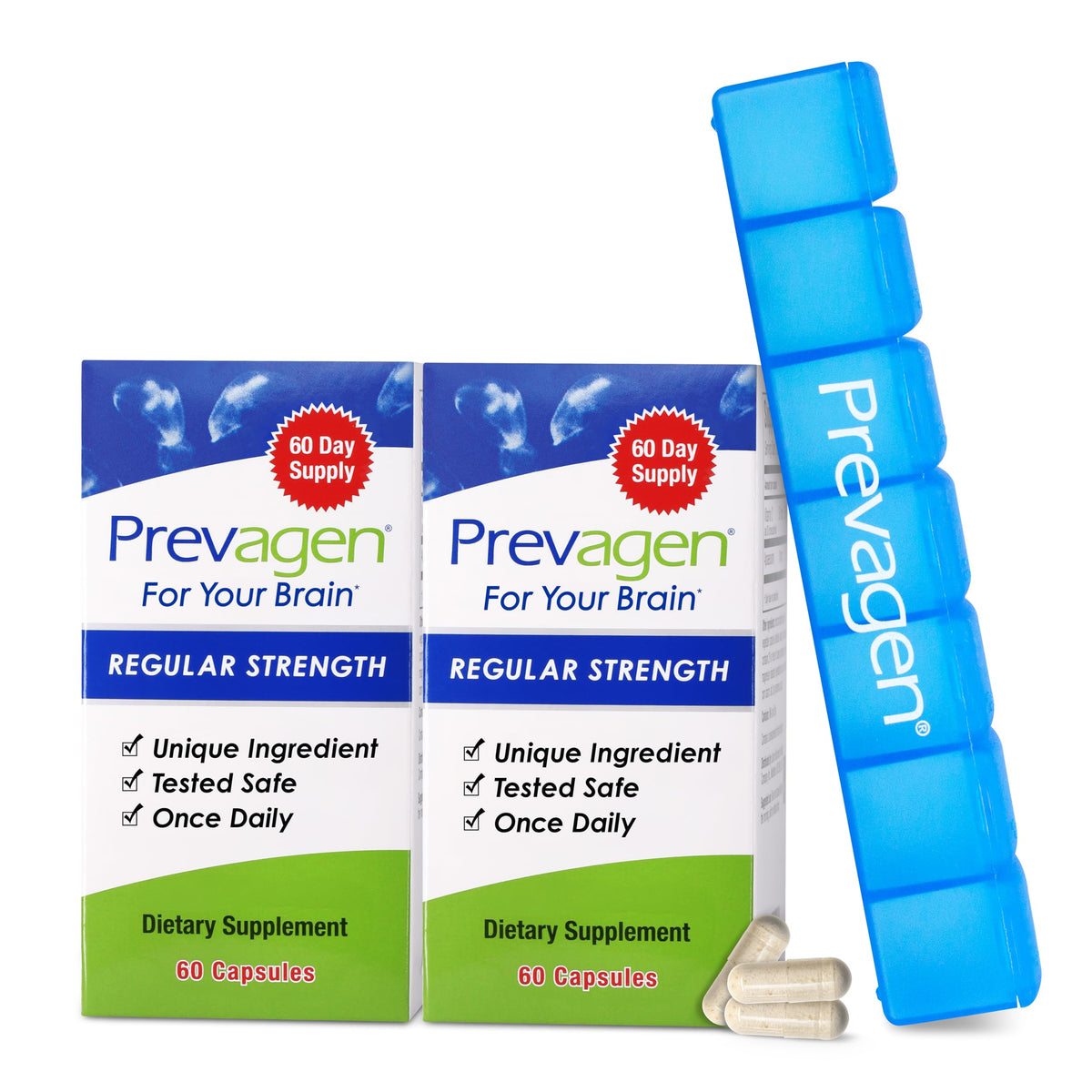 Prevagen Complément Alimentaire Cérébral 60 Capsules vue avant