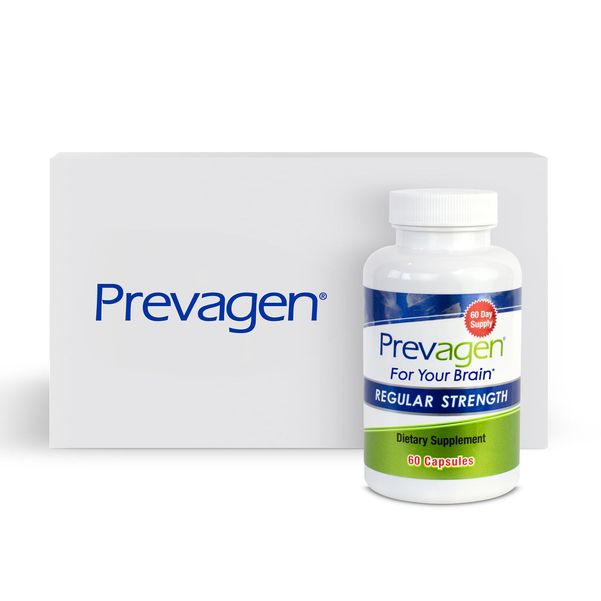Prevagen Complément Alimentaire Cérébral 60 Capsules, vue de face