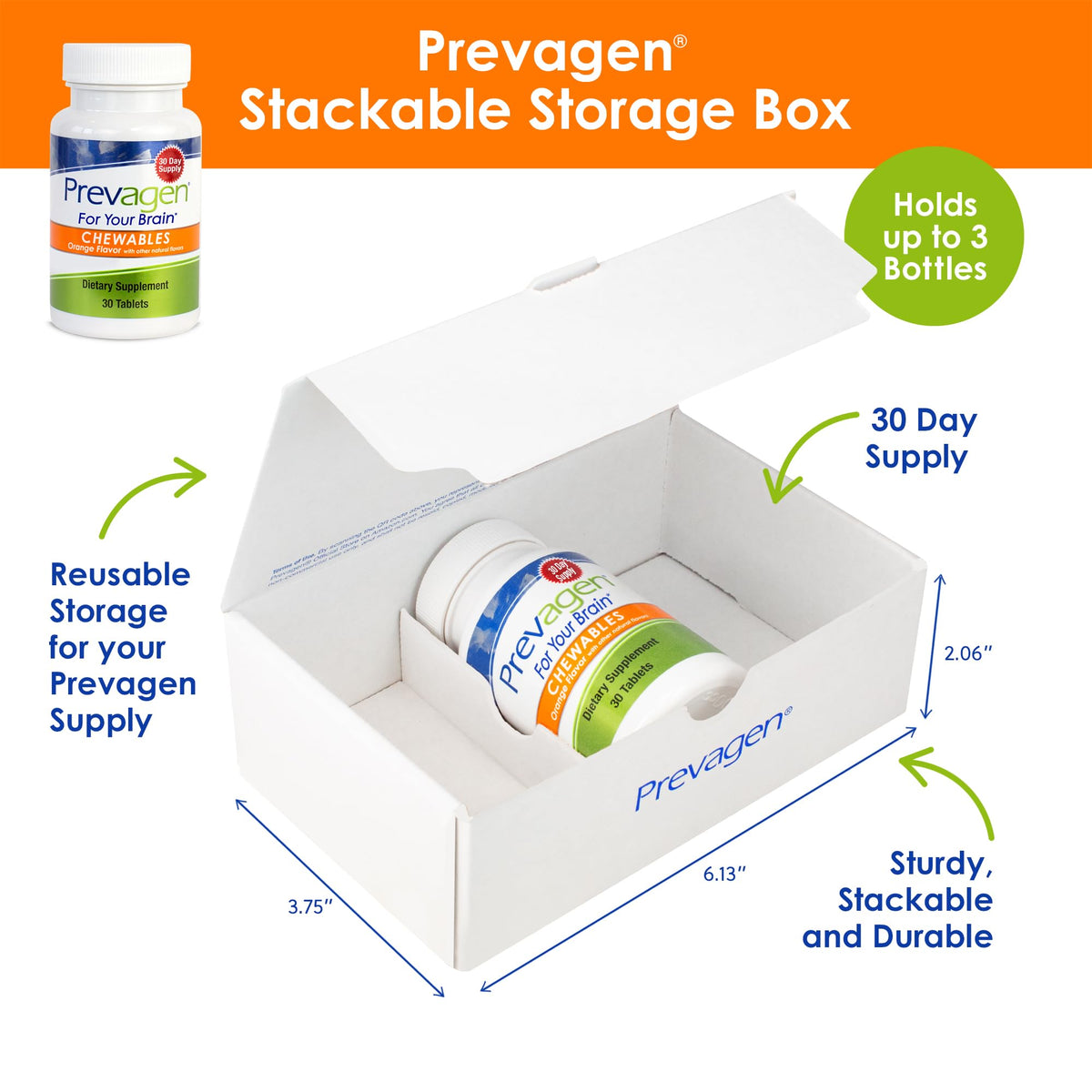 Prevagen Complément Alimentaire Orange à Mâcher Tablette vue de près