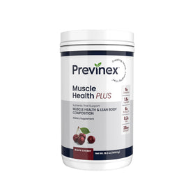 Previnex Muscle Health Plus poudre de créatine et acides aminés cerise vue de face