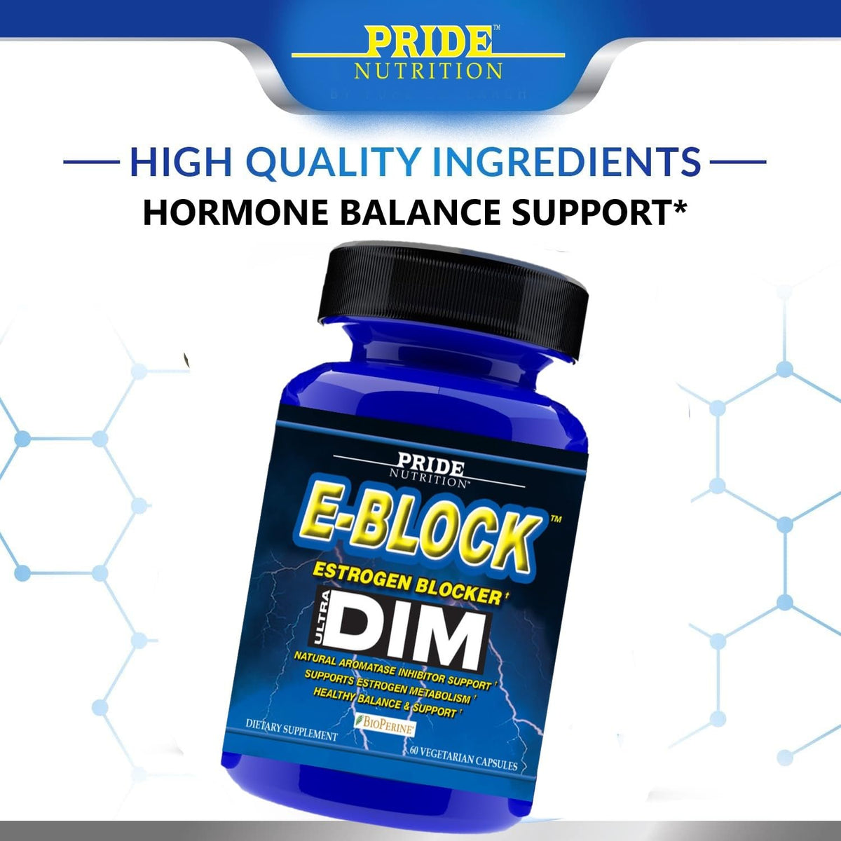 Pride Nutrition E-Block DIM 700mg capsules ouvertes