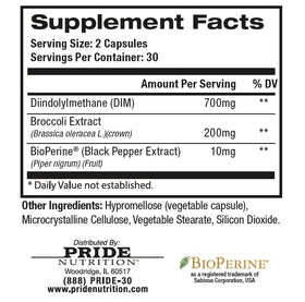 Pride Nutrition E-Block DIM 700mg emballage avant