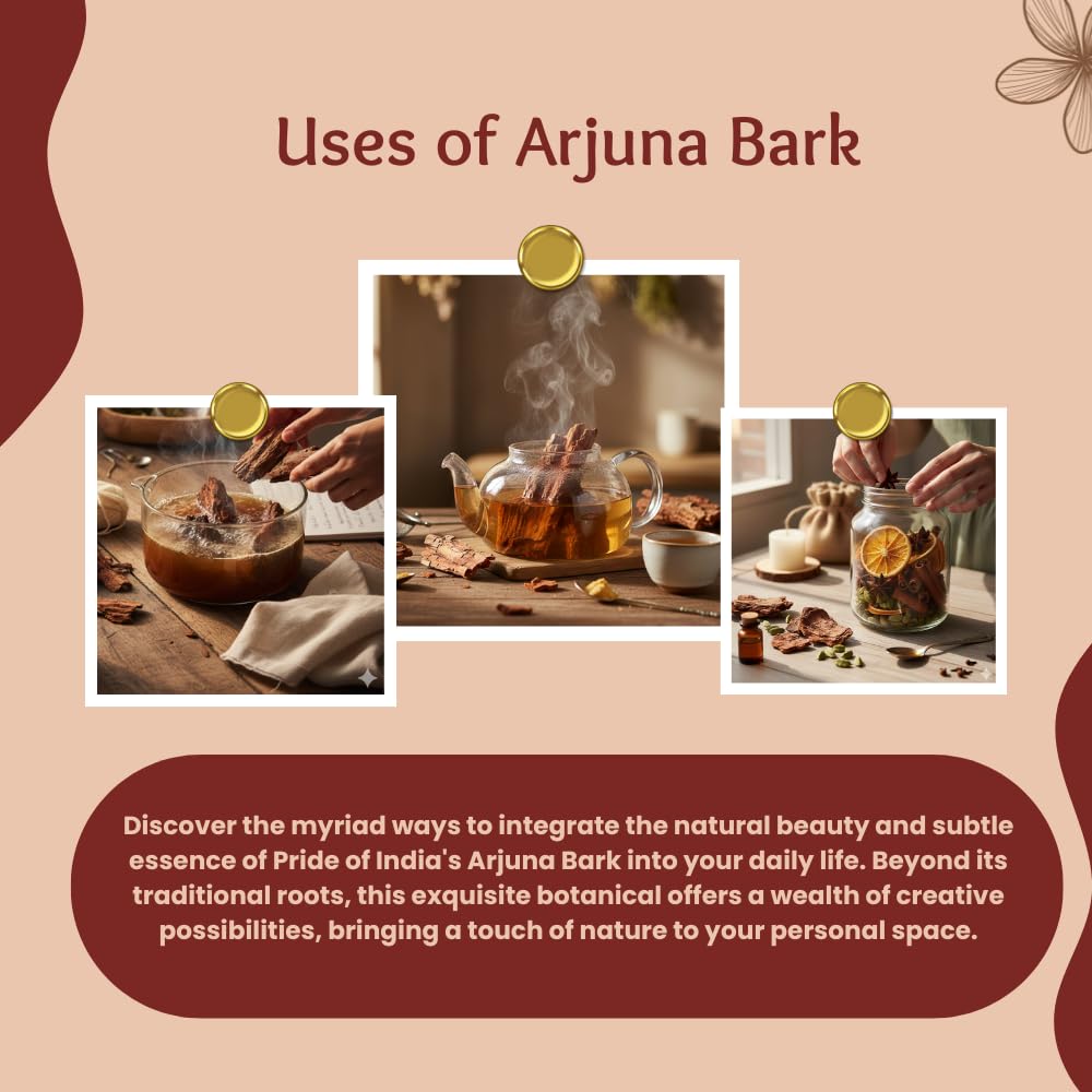 Pride Of India Écorce d'Arjuna 150g en utilisation