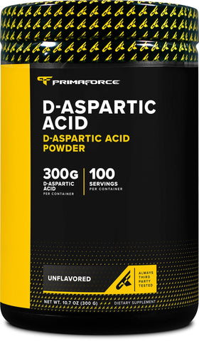 Primaforce Acide D-Aspartique en Poudre 300g - vue de face