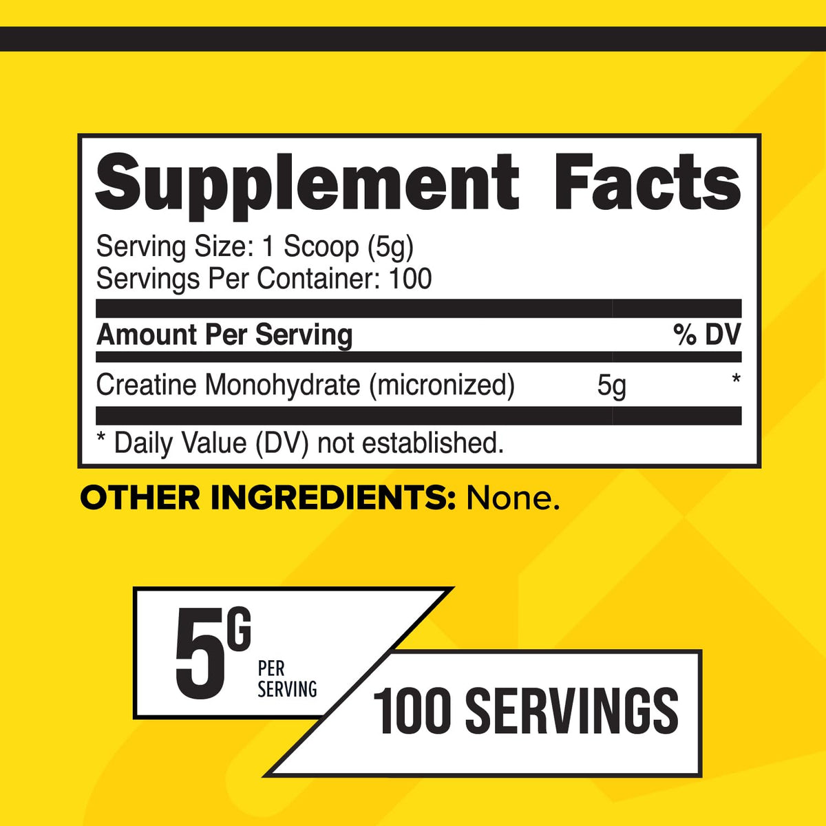 Primaforce créatine monohydrate 500g étiquette côté