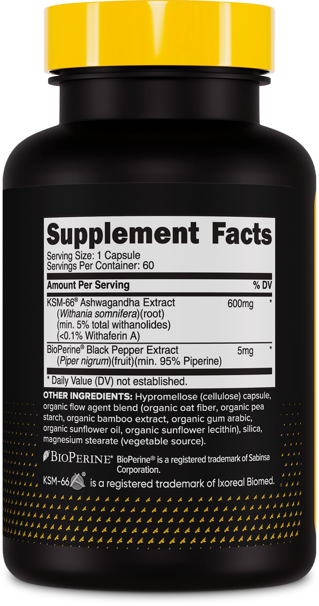 Primaforce KSM-66 Extrait de Racine d'Ashwagandha 600mg dosage recommandé