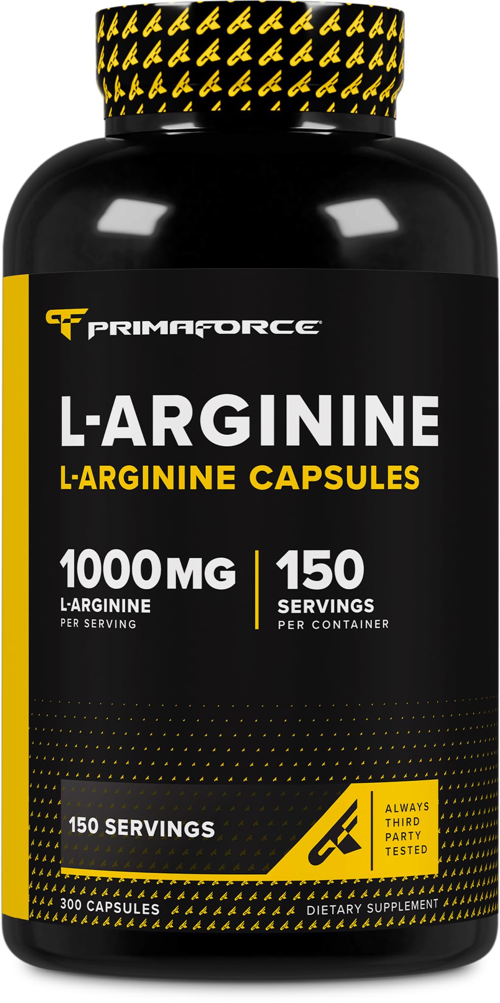 Primaforce L-Arginine 1 000 mg 300 capsules vue de face