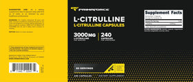 Primaforce L-Citrulline 3000mg sur fond neutre