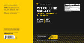Primaforce L-Citrulline Malate 500g avec ingrédients