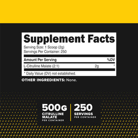 Primaforce L-Citrulline Malate 500g contenant ouvert