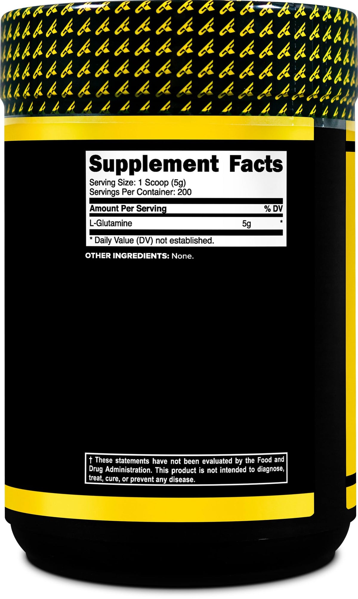 Primaforce L-Glutamine Poudre 1000g étiquette et informations nutritionnelles