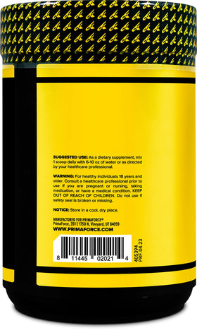 Primaforce L-Glutamine Poudre 1000g mélangée dans un shaker