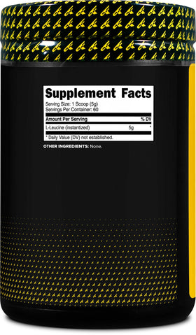Primaforce Poudre de L-Leucine 300g avec étiquette