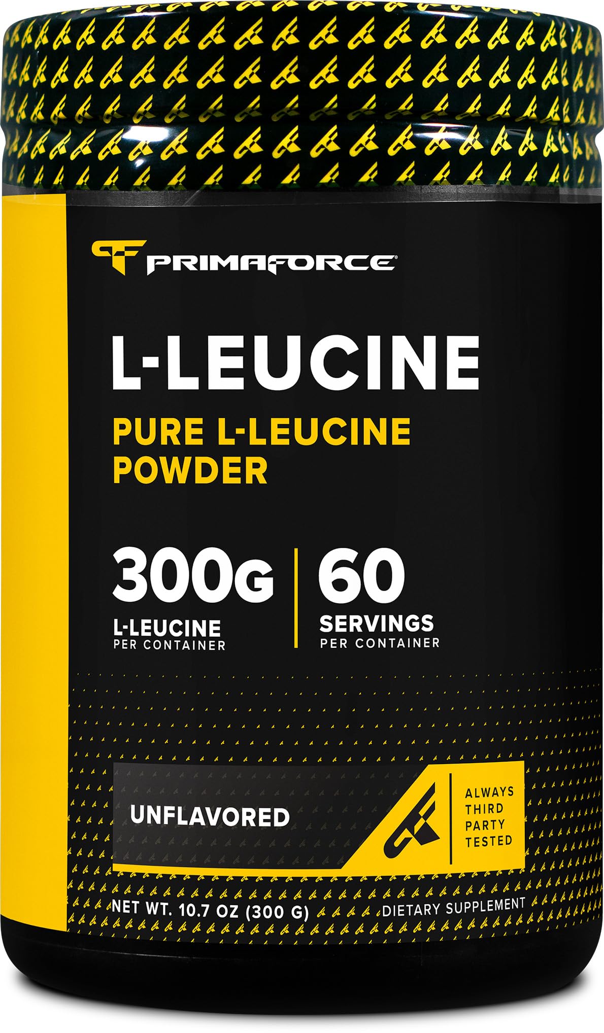 Primaforce Poudre de L-Leucine Pure 300g vue de face