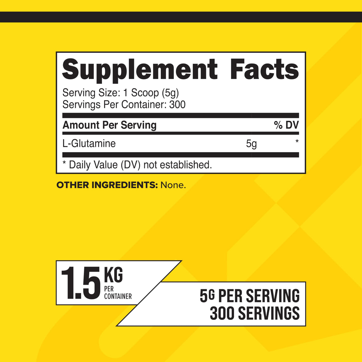 Primaforce Poudre L-Glutamine 1500g contenant