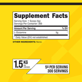 Primaforce Poudre L-Glutamine 1500g contenant