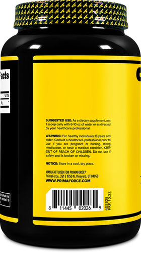 Primaforce Poudre L-Glutamine 1500g en préparation avec de l'eau