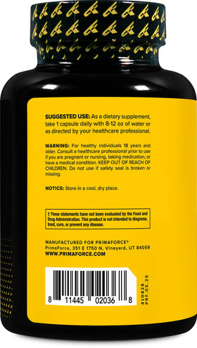 Primaforce Syneburn Complément Alimentaire 180 Capsules, capsules individuelles