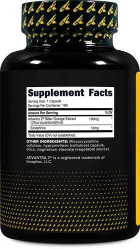 Primaforce Syneburn Complément Alimentaire 180 Capsules, détails des ingrédients
