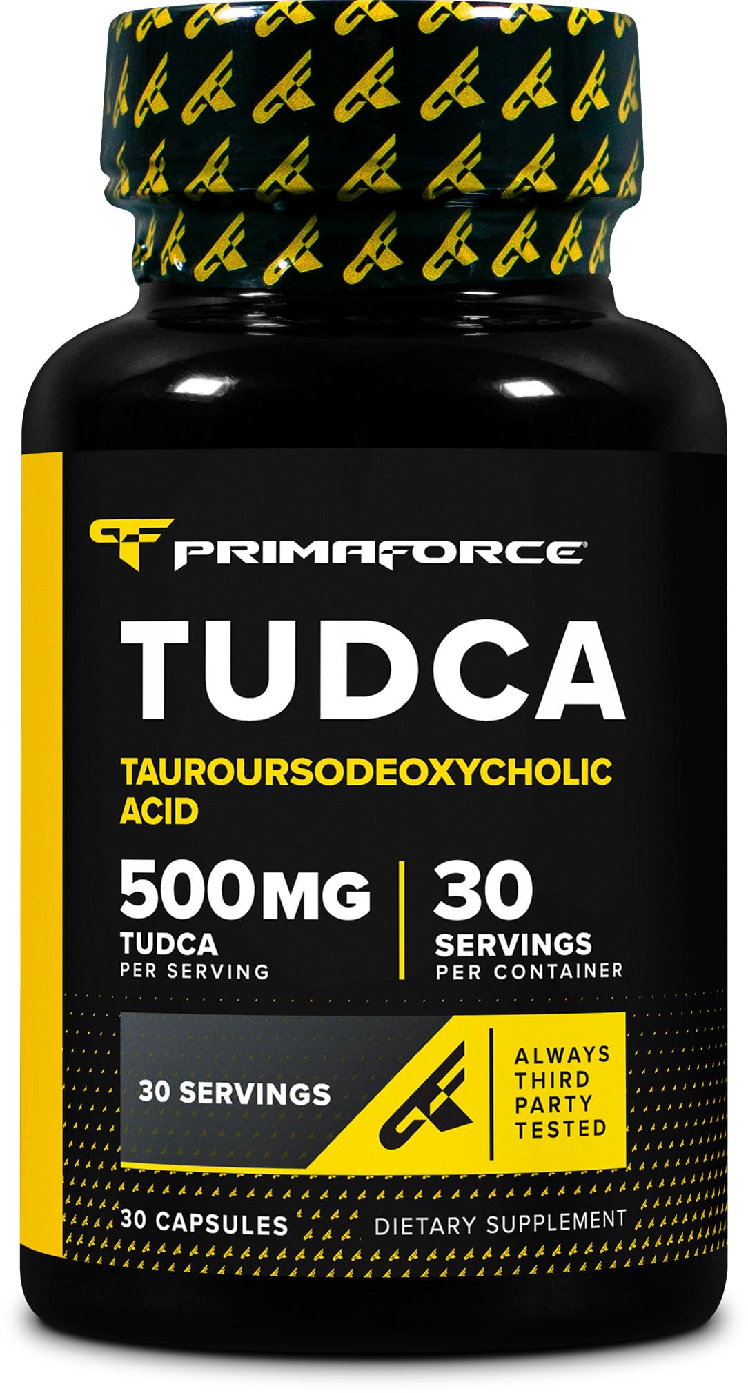 Primaforce TUDCA 500 mg capsules front view