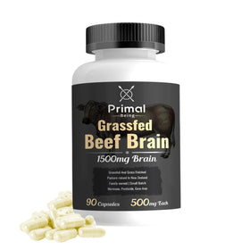 Primal Being Cerveau de Bœuf 90 Capsules vue de face